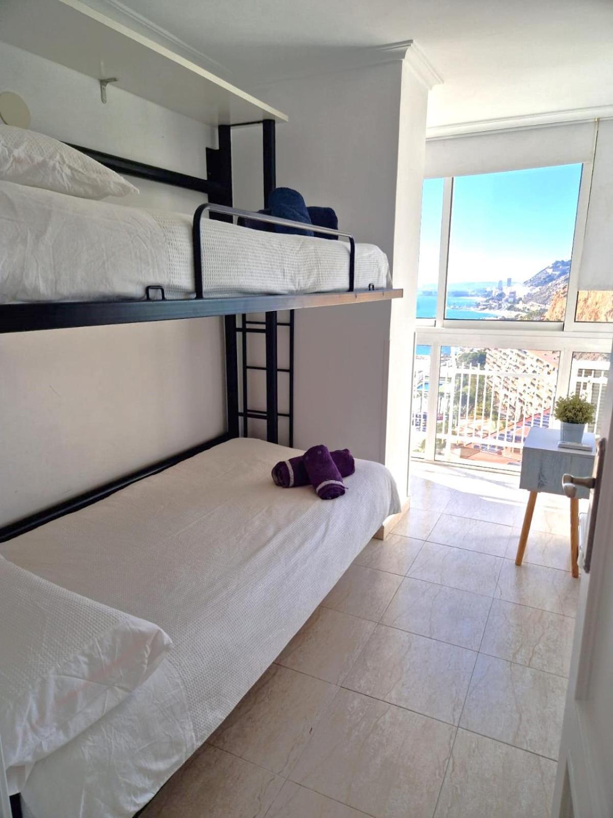 Vistas Al Mar. Gran Salon. Playa A 1 Minuto. Wifi Apartman Alicante Kültér fotó