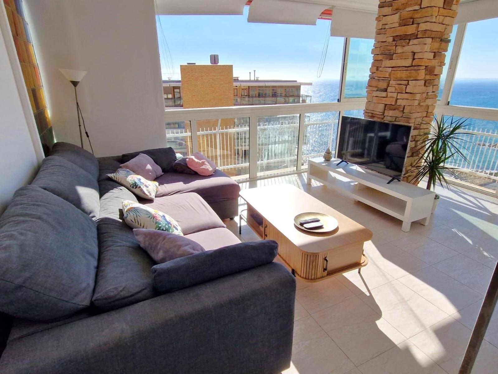Vistas Al Mar. Gran Salon. Playa A 1 Minuto. Wifi Apartman Alicante Kültér fotó