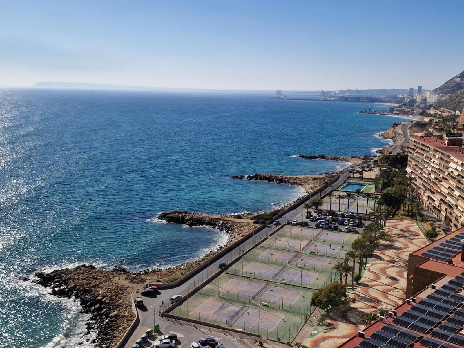 Vistas Al Mar. Gran Salon. Playa A 1 Minuto. Wifi Apartman Alicante Kültér fotó